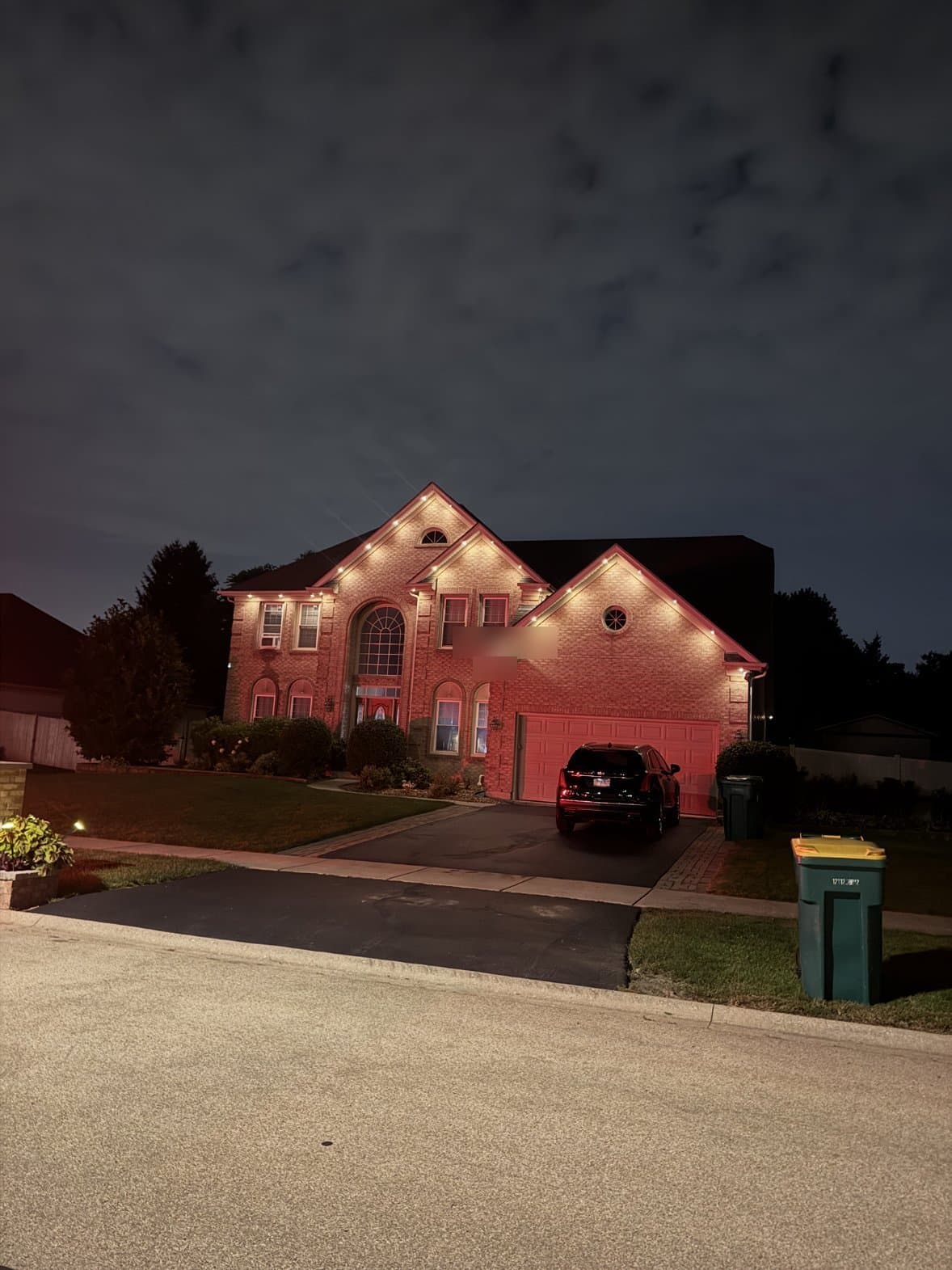 Front and Back Roofline Lighting on One System: A Plainfield Install