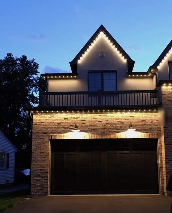 Matching a Roofline to the Lights Already on the House: A Naperville Install
